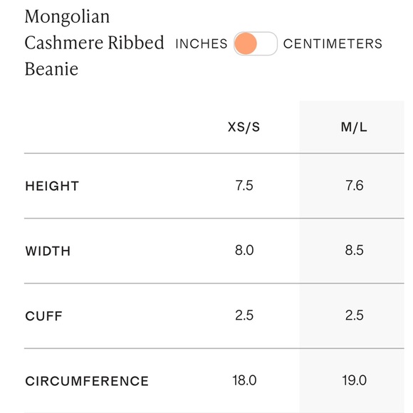 Quince Mongolian Cashmere Ribbed Beanie bundle size M/L - Picture 4 of 14